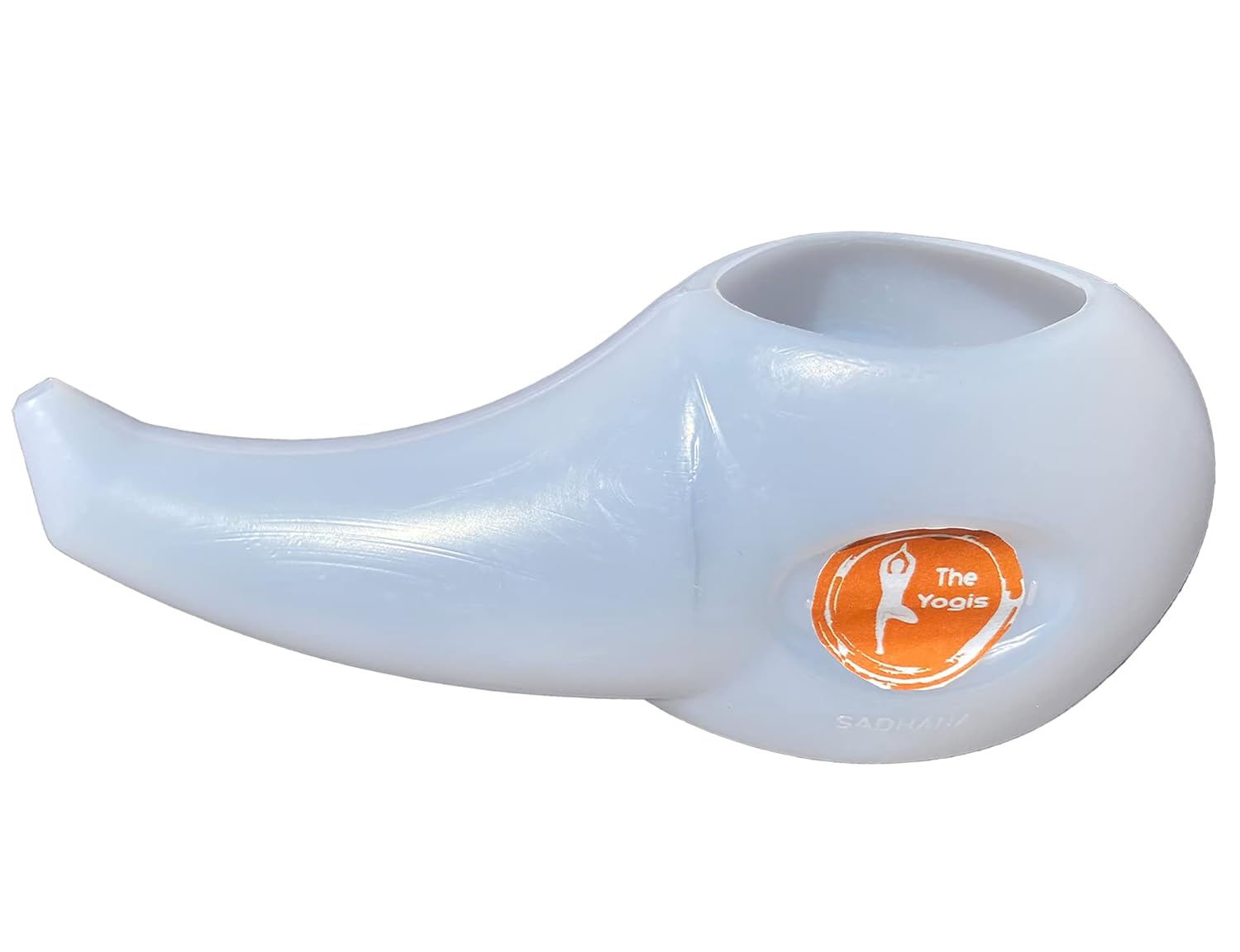 The Yogis™ Plastic Jal Neti Pot for Nasal Wash Size 300 ML { Free 1 rubber Neti + 1 Eye