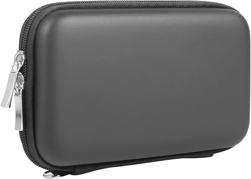 Eva Hard Shell James Diabetes Compact Case for Glucose Meter Test Strips Lancing Device. Black