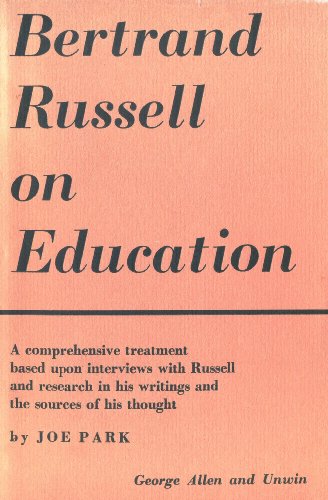 Bertrand Russell on Education B002829P5Y Book Cover