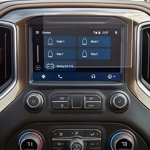 Écran Chevrolet Silverado 1500 2021 protégé contre rayures en verre trempé