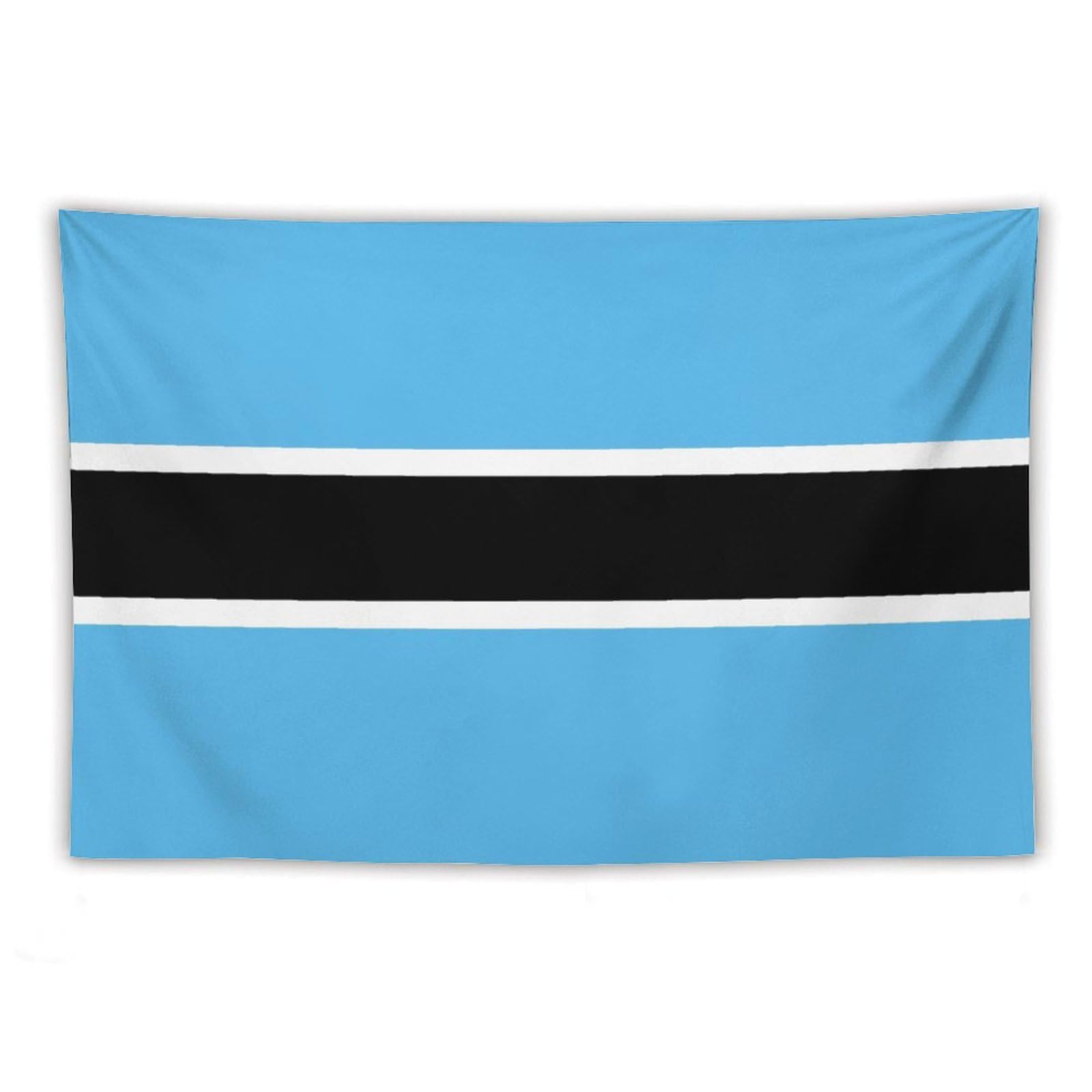 XingFox Botswana Flag Tapestry Wall Hanging National Flag Tapestry for Room Bedroom Dorm Aesthetic Decorations, 40"x60"