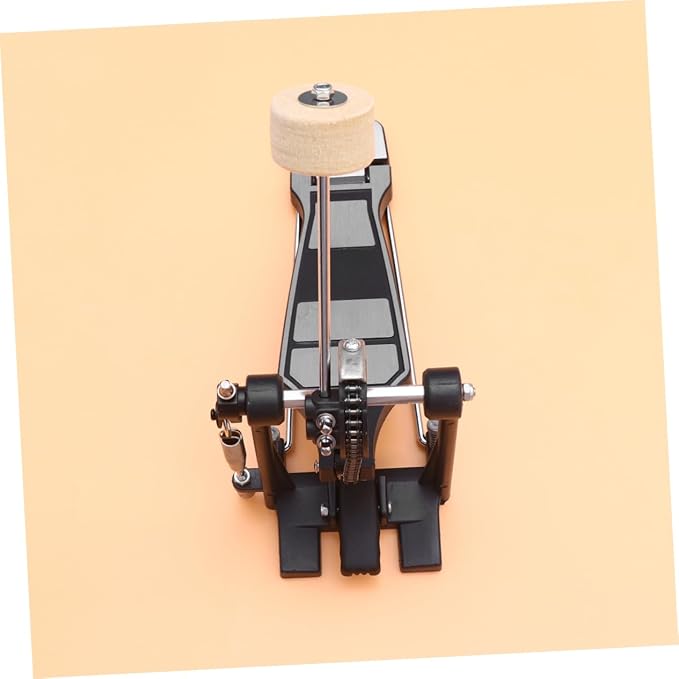 Pedal simple para bombo profesional de metal miniatura 4