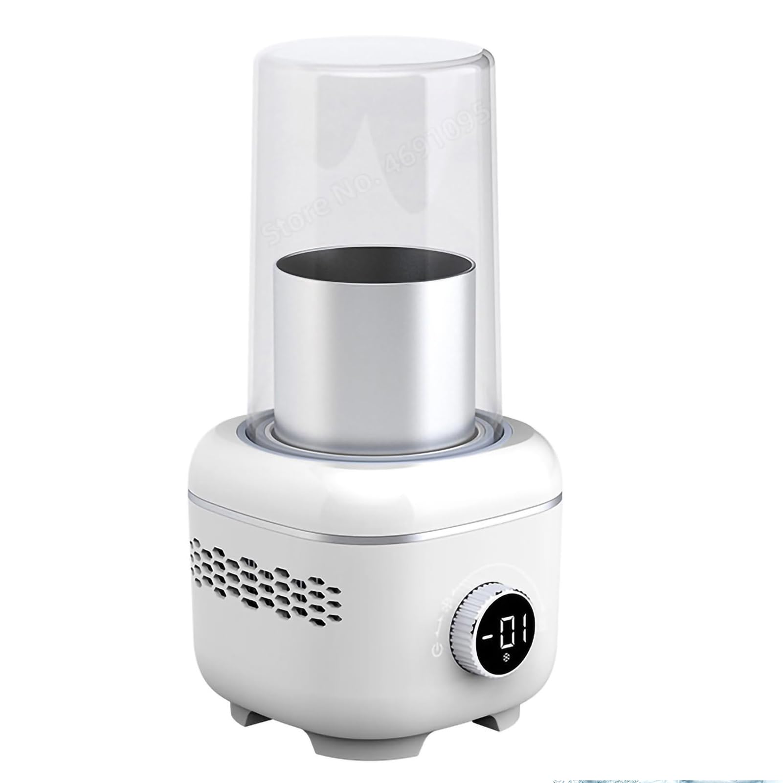 Tazza Elettrica A Raffreddamento Rapido 300ml, -1°C A 70°C Raffreddatore Di Bevande Intelligente Con Display LED E Luce, Portabevande Elettrico Per Raffreddamento/Riscaldamento Birra Caffè Vino