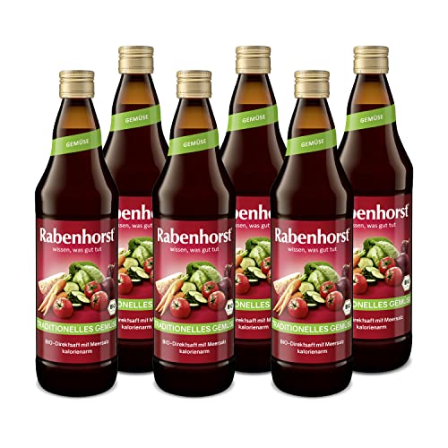 RABENHORST Traditionelles Gemüse BIO 6er Pack (6 x 700ml). Hochwertiger Gemüsesaft aus verschiedenen Gemüsesorten Cover