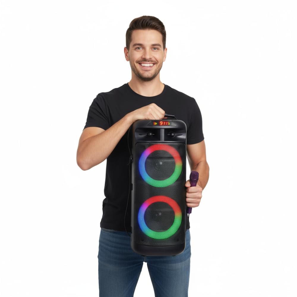 Drumstone (𝐒𝐩𝐞𝐜𝐢𝐚𝐥 𝟏𝟓 𝐘𝐞𝐚𝐫𝐬 𝐖𝐚𝐫𝐫𝐚𝐧𝐭𝐲 Tower Speaker System 4.1 Channel – Wireless Bluetooth Surround Sound with Deep Bass, USB & Memory Card Slot, Multi-Device Compatible