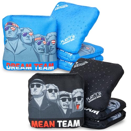 Play Platoon Competition Series Cornhole Bags, Set of 8, Designed in USA