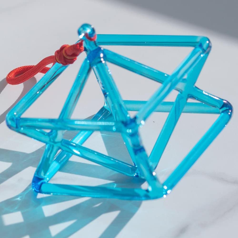 Piramide canora per Meditazione Blu, Strumento Musicale, per bilanciare i Chakra del Corpo, Regolare Lo Stato emotivo, Strumento Musicale PE
