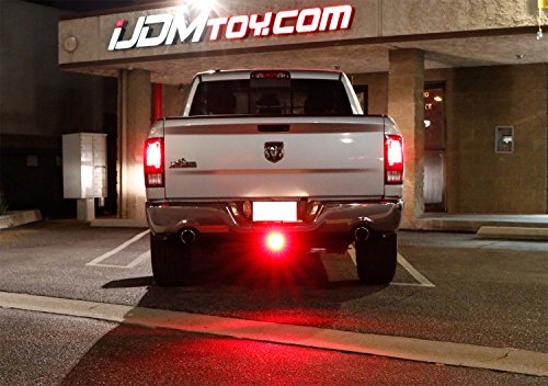 Ijdmtoy 35-035-SMOKED Dark Smoke Lens Led Tail/Brake Light For Truck Suv Trailer Class 3/4/5 2-Inch Towing Hitch Receiver thumb #4