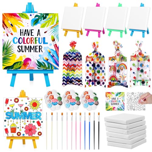AmazingSpark 24 Set Mini Summer Party Watercolor Paint Set Mini