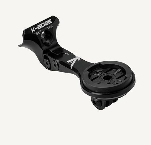 K-Edge Soporte de un solo perno para vástago de barra integrado Gen 7 Madone SLR (Garmin Combo)