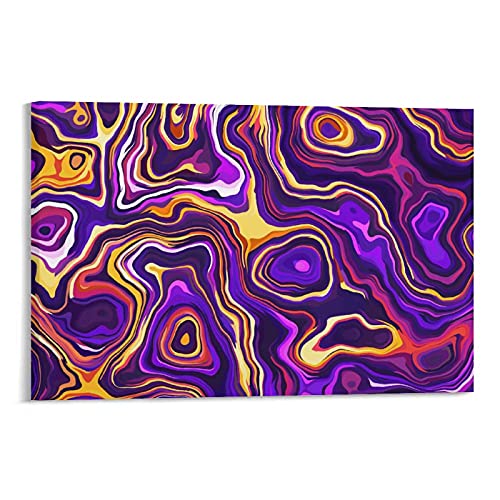 JINLONG Modern Abstract Colorful Fashion Poster Aesthetics Poster Cool Artworks Painting Wall Art Canvas Prints Hanging Picture Home Decor Posters Gift Idea 24×36inch(60×90cm)