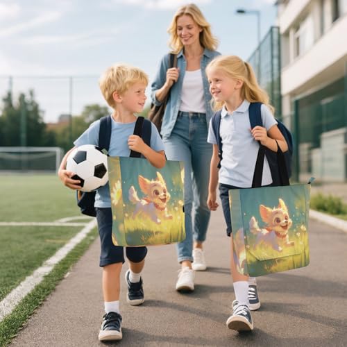 Bolsas de mano para niños con diseño de mochila escolar resistente 6