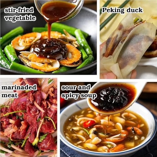 Image of Sauce Grandmaster Gluten Free Hoisin Sauce & Dark Soy Sauce Combo - Non-GMO, Vegan, No MSG - Asian Stir Fry, Marinade, Dim Sum Dipping, Ancient Brewing Method, Exclusive Recipe, Delicious Any Way You Serve