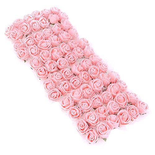 UEB 144pcs Teste di Rose in Schiuma Mini Rose
