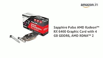 Amazon.in: Buy Sapphire Pulse AMD Radeon RX 6400 Graphic Card 