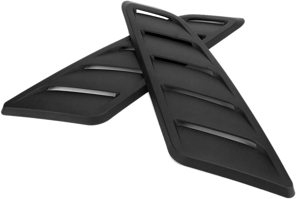 Hood Vent,Hood Vents For Cars,Car Hood Vent,Automotive Hood Louvers,2Pcs Car Auto Modification Hood Bonnet Vent Cover Fit For 2015-2017