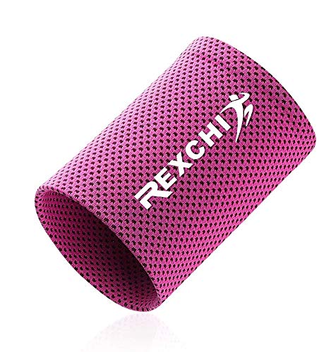 A-KG クール リストバンド 1枚入 RB33-40 夏用 冷感 アイスバンド 冷却バンド 最新 2020 モデル ランニング スポーツ RB39 ピンク S…