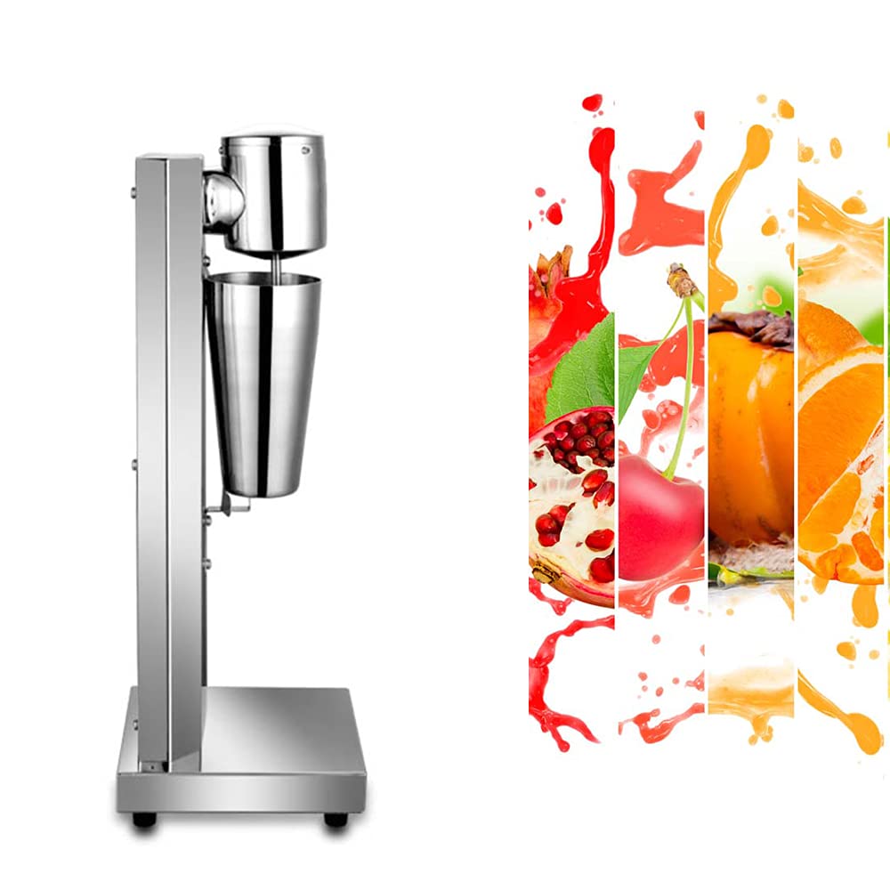 Colpire Elettrico Professionale in Acciaio Inox - Miscelatore per Frullati e Proteine, Macchina Colpita 650 ml
