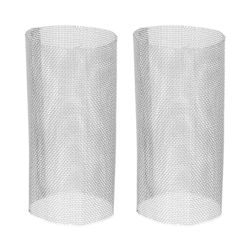 PATIKIL - PATIKIL 40 Maille En ligne Crépine Remplacement, 1 Paire Inox Acier Filtre Tamis Accessoires pour Jardin Tuyau Eau Pompe Pression Laveuse