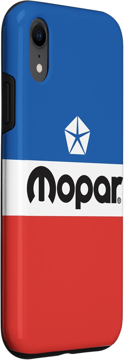 Mopar Retro Flag Logo Case for iPhone XR