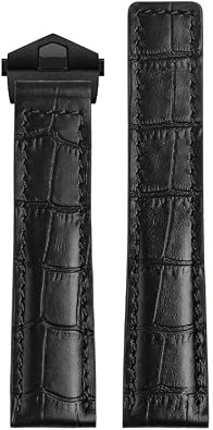 Leather Watch Strap For TAG Heuer Carrera Aquaracer Men's Cowhide F1 GULF Watch Accessory