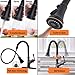 APPASO Bronze Kitchen Faucet with Pull Down Sprayer, Oil Rubbed Bronze Single-Handle High Arc Single Hole Pull Out Kitchen Sink Faucets with Escutcheon (Patented Design)