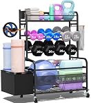Dumbbell Rack Weight Stand, Home Gym Storage Rack 39.8”x15.94”x32.88(H x W x L), Weight Rack for Dumbbells for Yoga Mat