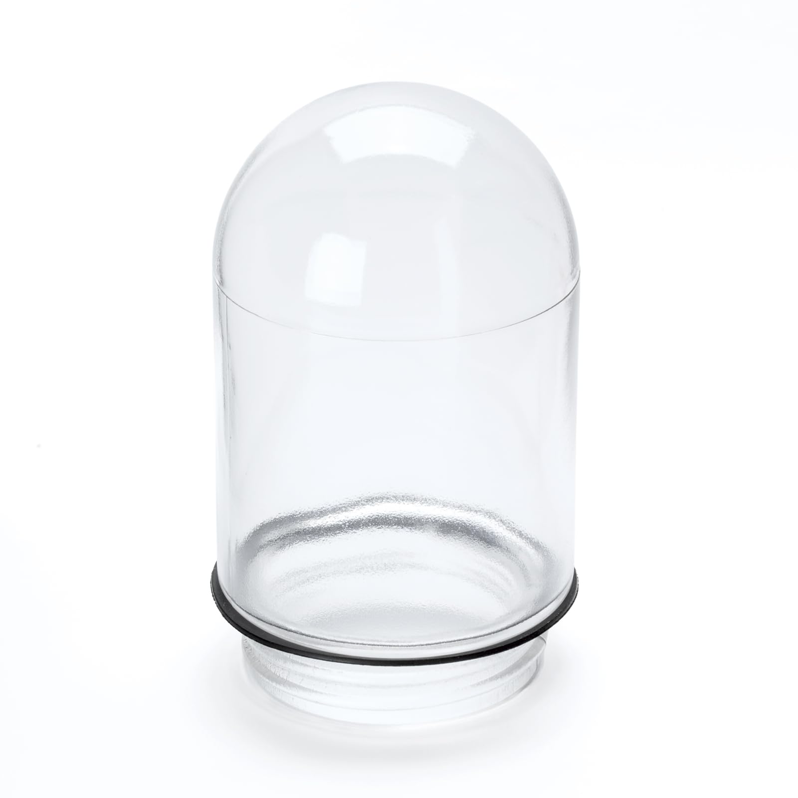 Verre de rechange pour abat-jour transparent avec joint, verre fileté uni Ø100 mm filetage 80 mm H160 mm 60 W pour usage extérieur