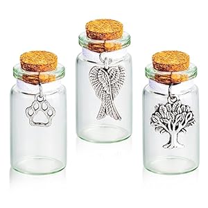 Gredstar Gedenkflasche 3er-Set Glasfläschchen