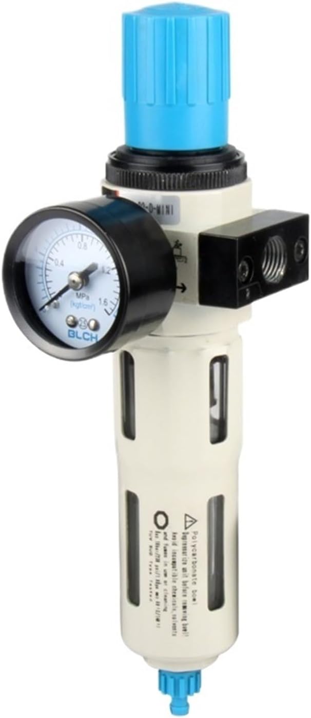 Air Filter Combination 1/8"" 1/4"" Air Source treatment 3/8"" oil water separator regulating valve (Color : LFR-MINI, Size : 1/2"")