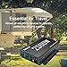 MKLIHFD 2500W Pure Sine Wave Inverter 12V DC to 110V AC Converter for Home, RV, Truck, Off-Grid Solar Power Inverter with Built-in 5V/2.1A USB, AC Hardwire Port, Remote Controller