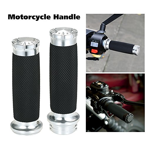 Anself Motocicleta Handle Bar Lidar Com Apertos Preto/Cromo 1
