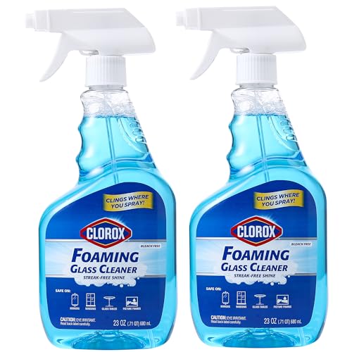 Clorox Foaming Glass Cleaner Trigger Spray...