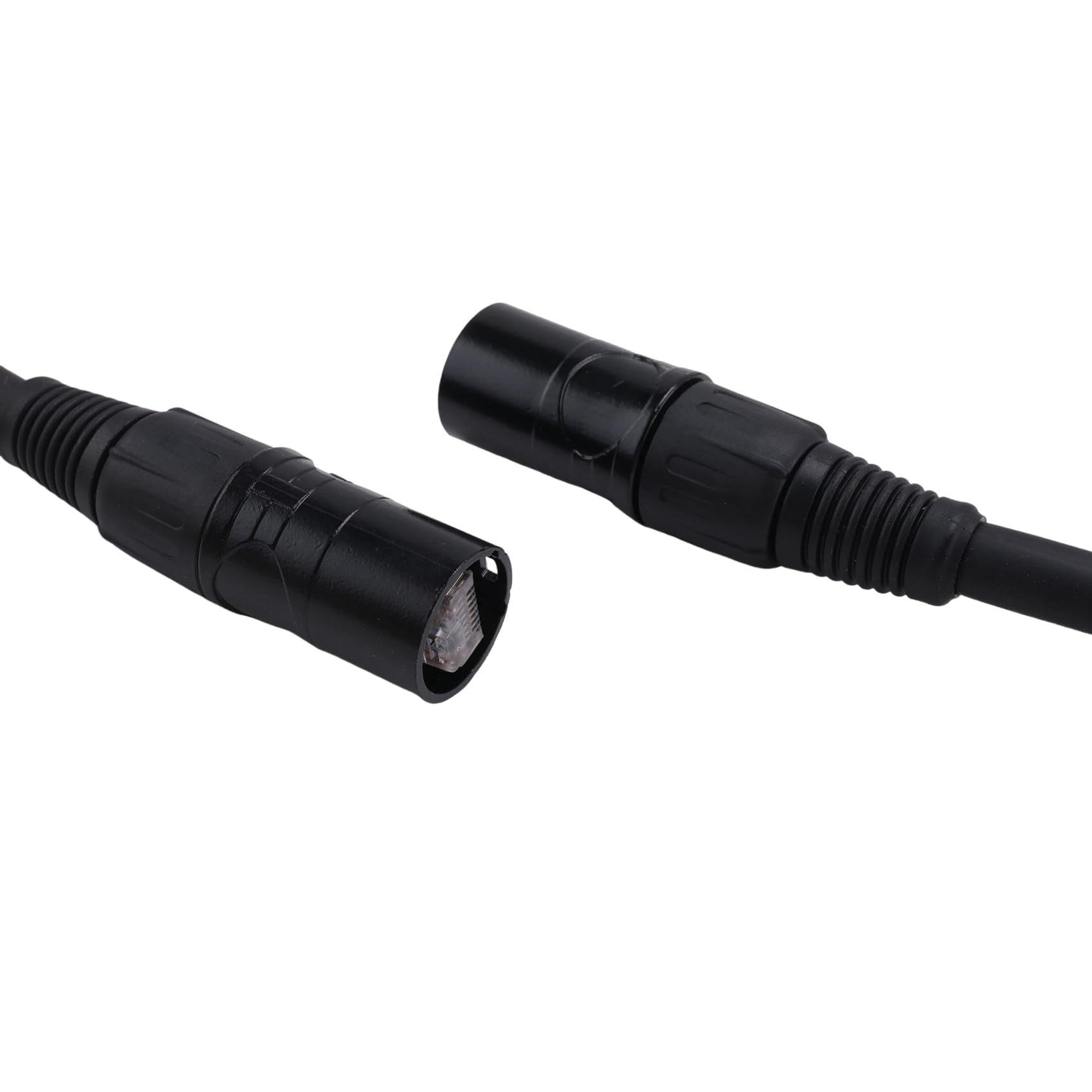 2 x kabel Ethernet CAT6 Ethercon kompatybilny wtyk RJ45 do konfiguracji studyjnych, tournee, produkcji scenicznej, koncertów, 3 metry