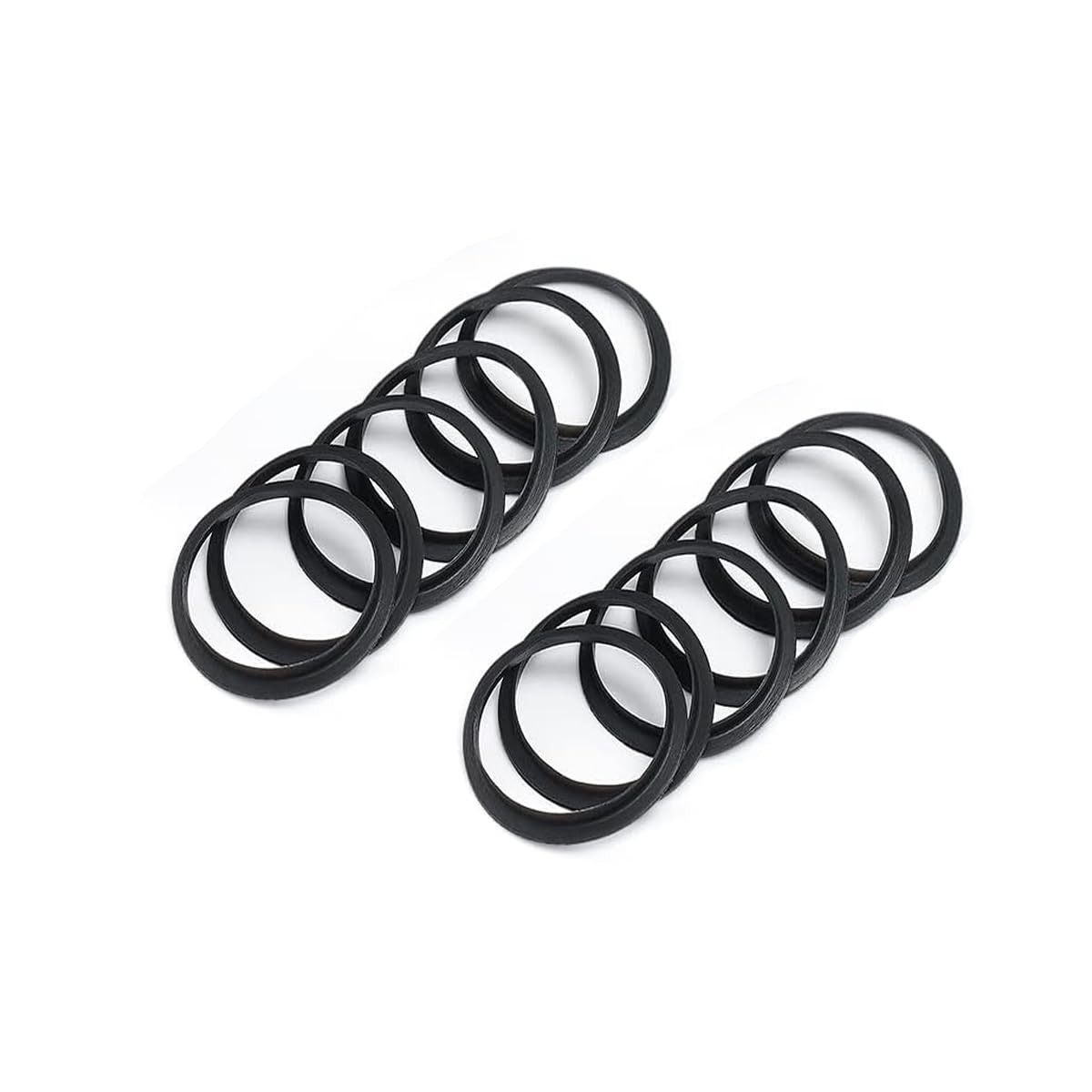 RECAFIMIL 20 Pack Rubber Rings for Nespresso Reusable Stainless Steel Coffee Capsule Cups and Lids, Not Including Capsule