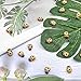 100 Wooden Mini Bees Craft Decoration for DIY Scrapbooking Party Home Wreath Decor - Flatback Self-Adhesive Embellishments