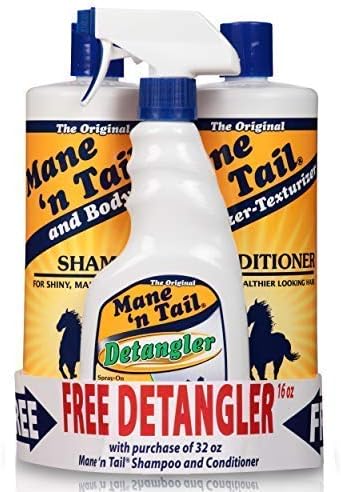 Mane 'n Tail 3 Pc Kit Includes 32 Ounce Mane 'n Tail Shampoo/ 32 Ounce Mane 'n Tail Conditioner/ Detangler 16 Ounce