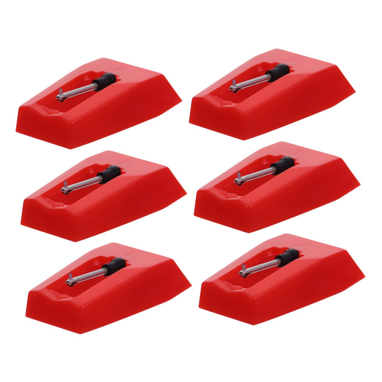 HEMOTON 5 Set Di Stilo Di Ricambio Per Giradischi in Vinile Universale Adatto Per Aghi Per Giradischi Registrazione Del Suono Stabile 6 Pezzi*5