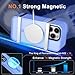 MOCCA Strong Magnetic for iPhone 12 Pro Max Case,[Compatible with Magsafe][Glass Screen Protector+Camera Lens Protector] Slim Thin Shockproof Cover Phone Case for iPhone 12 Pro Max 6.7
