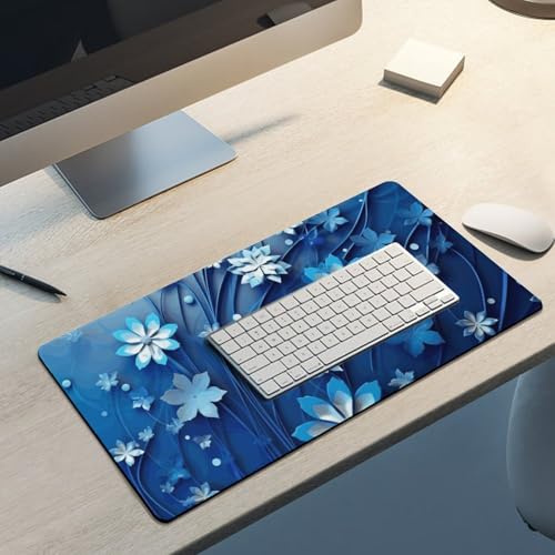 Mouse Pad RLDOBOFE Blanco de 60x30 cm con Base Antideslizante miniatura 5