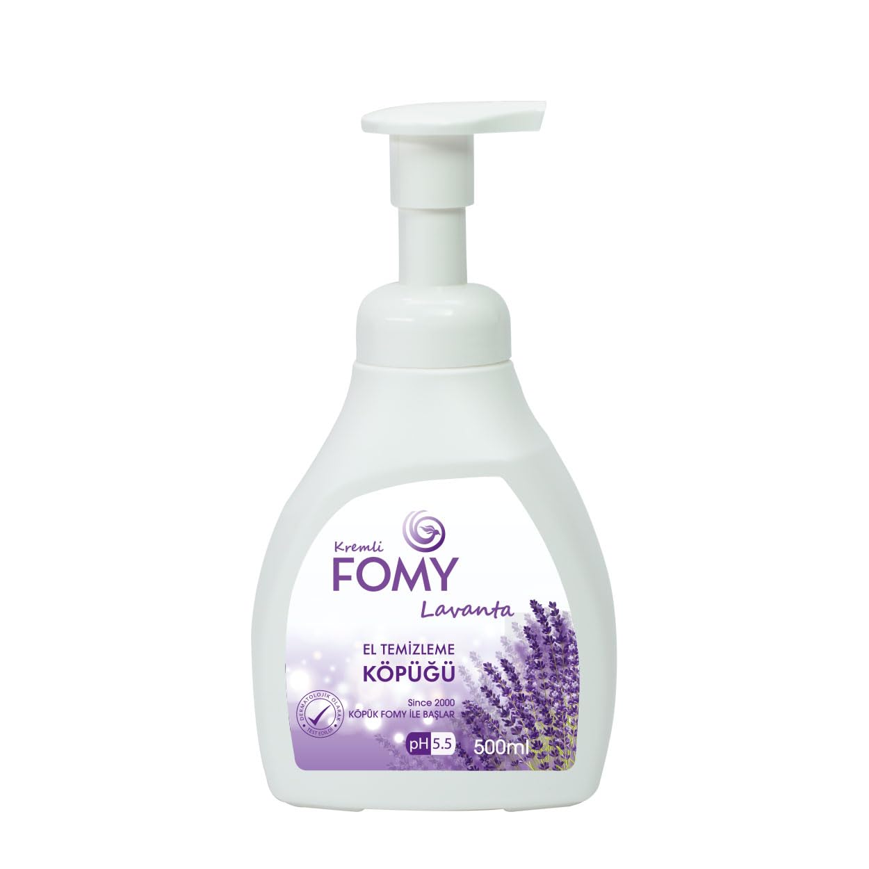 FOMY Doğal Lavanta Köpük Sabun El Yüz Vücut 500 ml