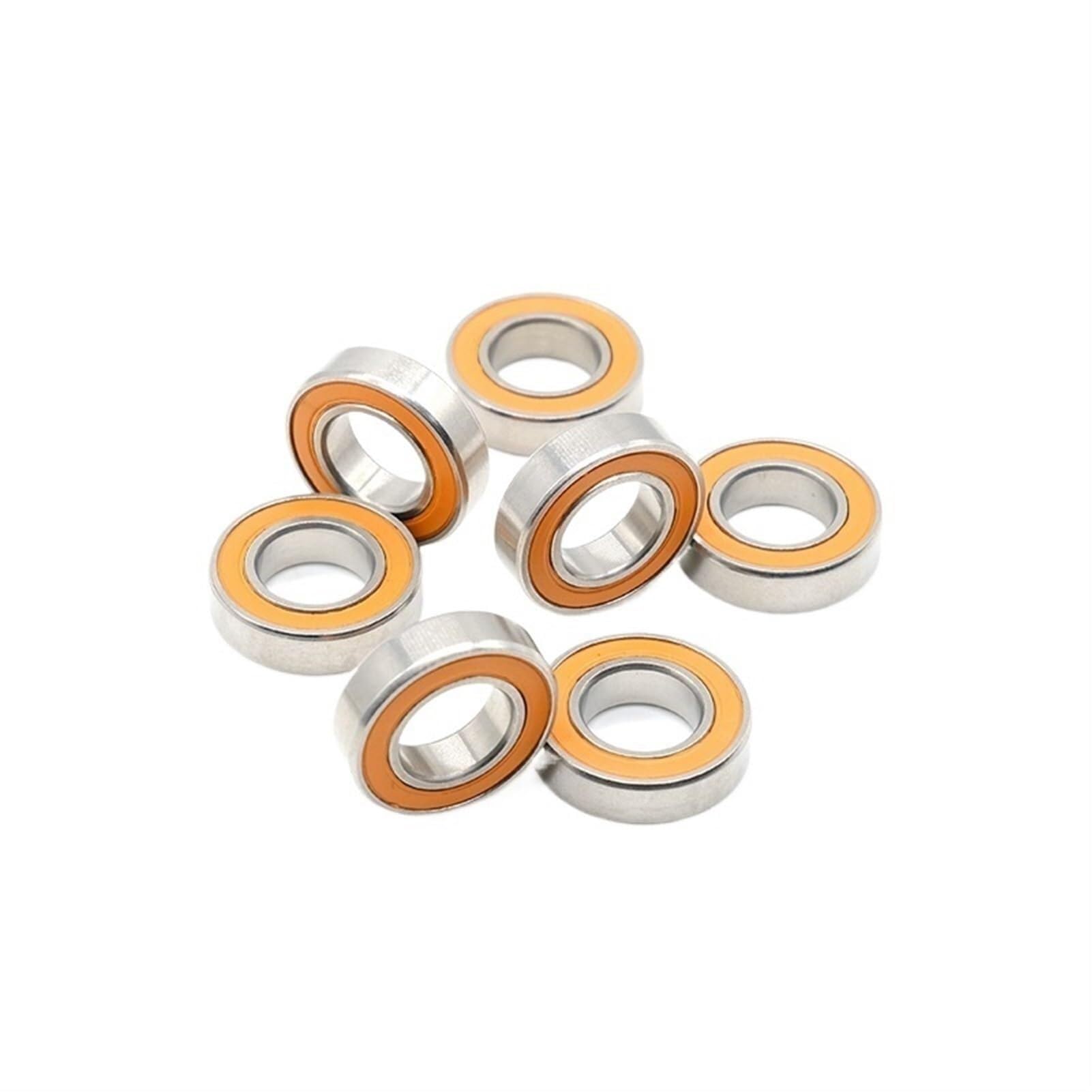Rillenkugellager 10 PC-Lager S6800 2RS 440C Edelstahlringe mit Si3N4-Keramikkugeln Lager S6800 RS