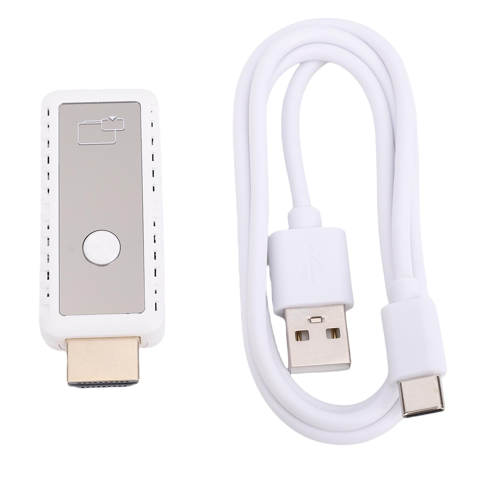 VBESTLIFE 2 w 1 Bezprzewodowy Nadajnik i Odbiornik HDMI, Wyjście 4K do 1080p, 2,4G 5G Podwójny Pasmo, Wtyczka i Odtwarzanie, dla Laptopowego Tabletu
