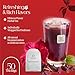 50 PACK Hibiscus Tea Bags – Individual Wrapped Tea Bags – All Natural Hibiscus Flower Herbal Tea | Caffeine Free | No Preservatives, No Sugar – Great For All Seasons