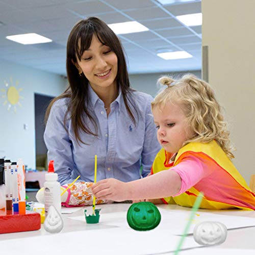 Exceart - 3 peças de artesanato de abóbora Jack-O-Lantern modelagem, poliestireno, isopor, ornamento