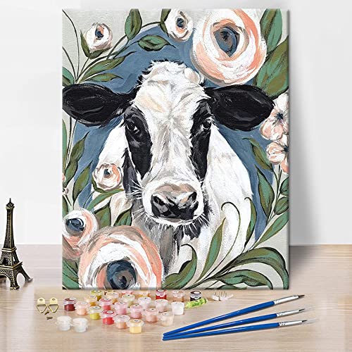 Cow Paint by Number Kits Kritters in the Mailbox Cow Paint by Number