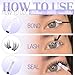 Mavphnee Lash Bond and Seal Clear Eyelash Glue Strong Hold Bond and Lock Waterproof Cluster Lashes Glue DIY Lash Extensions Sensitive Eye Eyelash Adhesive with Lavender Essential Oil