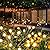 8-Pack Solar Garden Lights (Upgraded Long Lasting), 64 LED Firefly Solar Lights for Outside, Waterproof Swaying Solar Powered Yard Lights for Patio Garden Decor Pathway Xmas Decoration (Warm White)