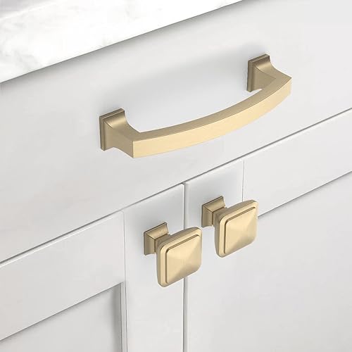 Miniatura 2 de Asidrama - Paquete de 10 tiradores BB con agujero central de 4 pulgadas para alacena, accesorios de cocina moderna, manijas para gabinetes,