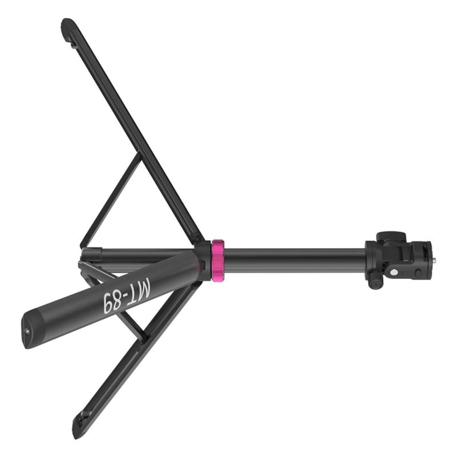 ZwaitL Soporte magnético Plegable para trípode para teléfono, Soporte portátil Giratorio 360, Soporte de Escritorio para sesiones de vídeo de Viaje, Adaptador de Montaje para trípode